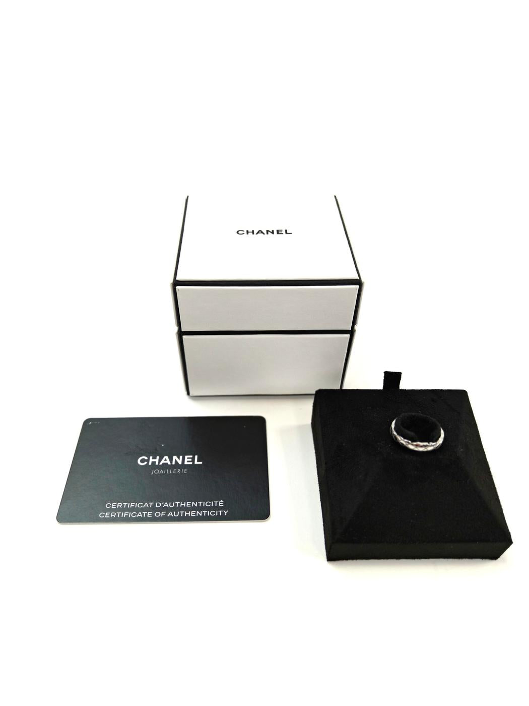 CHANEL シャネル ココクラッシュ 指輪 リング 11号 #51 シルバー 管理番号:10912
