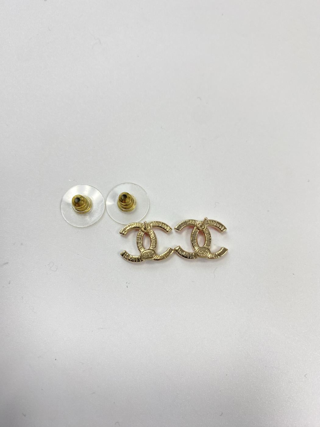 CHANEL シャネル ココマーク ピアス ピンク 管理番号:11035