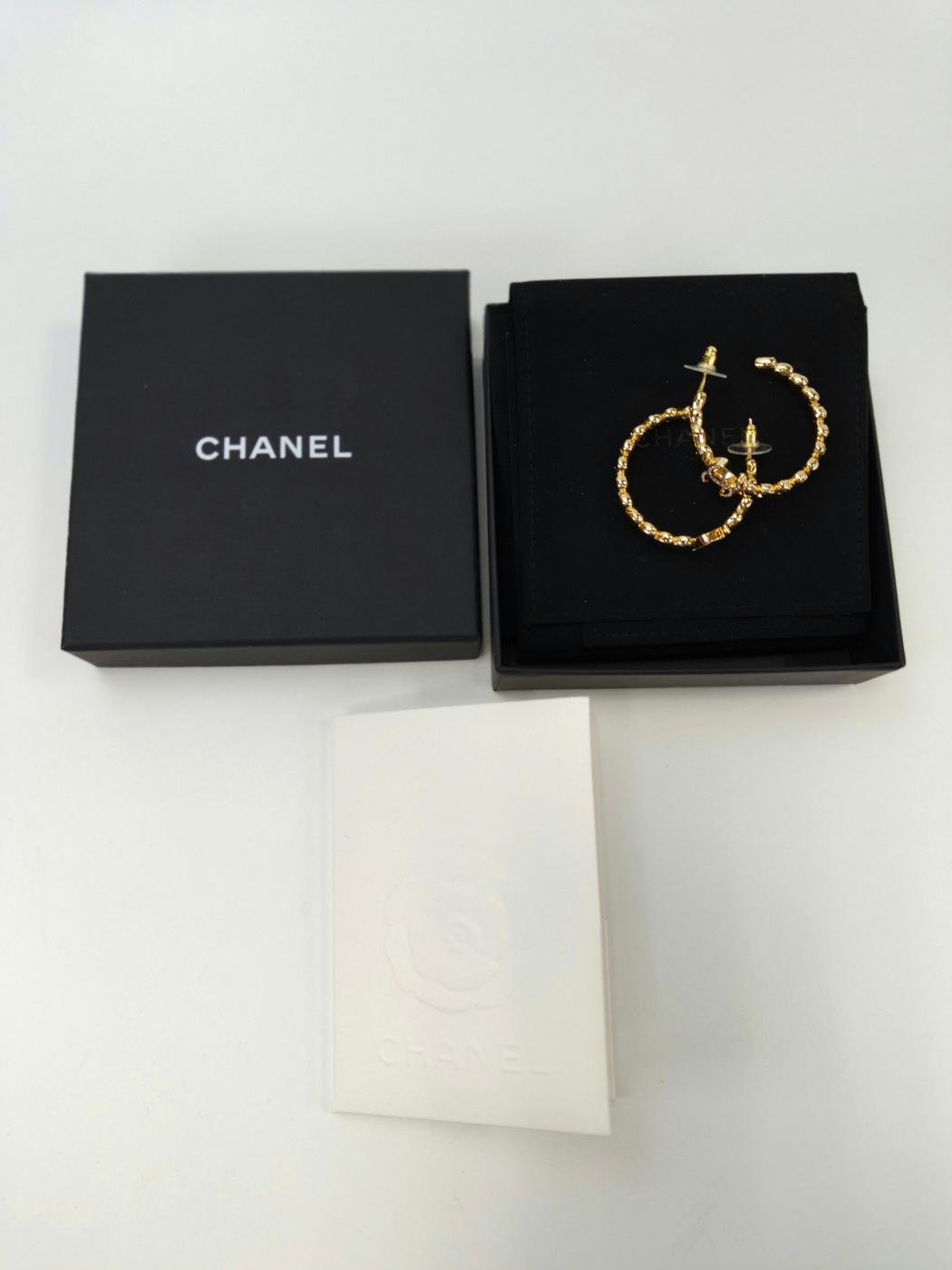 CHANEL シャネル ハート フープピアス ゴールド 管理番号:11089