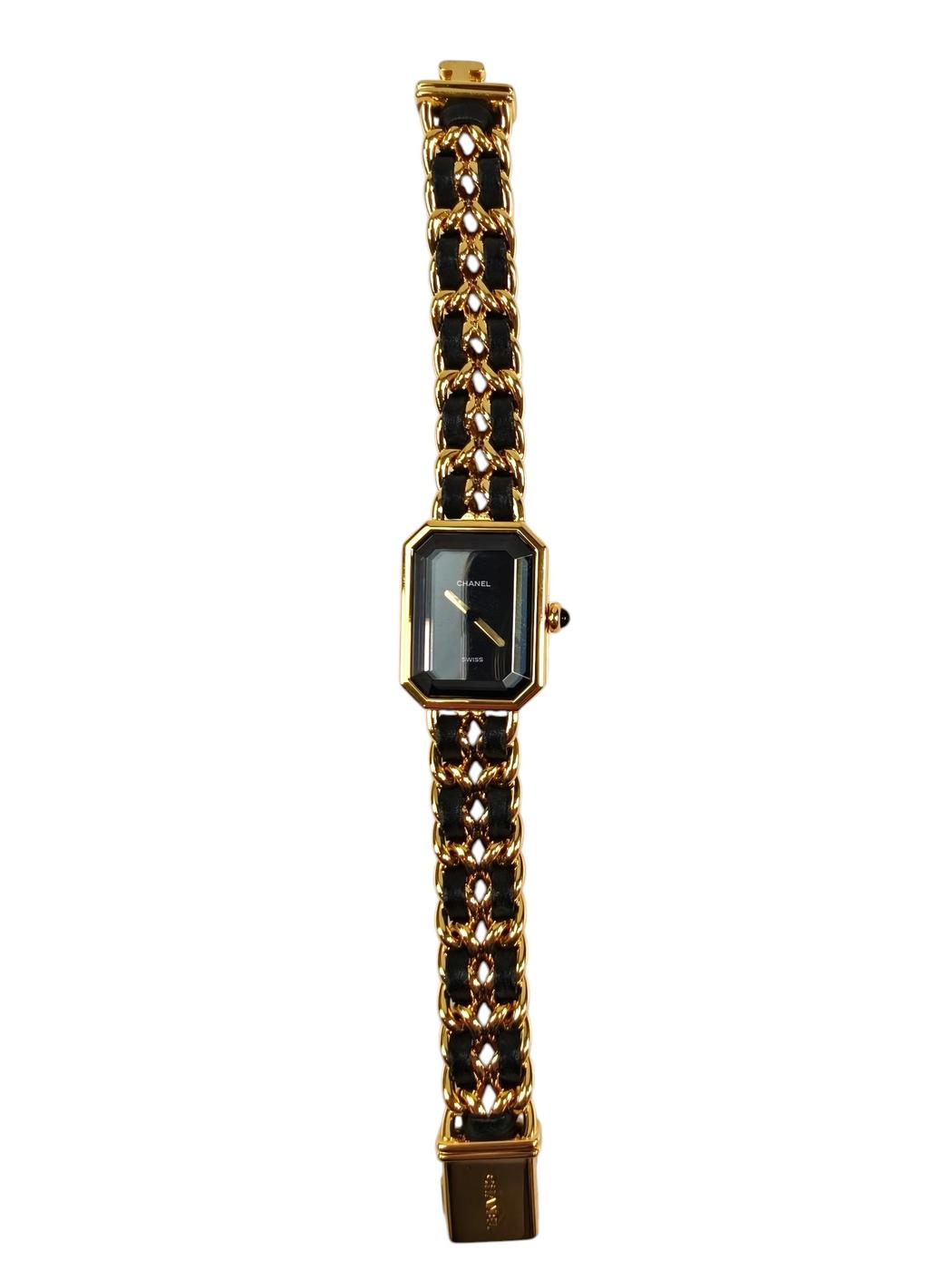 CHANEL シャネル プルミエール Mサイズ H0001 腕時計 クオーツ ゴールド 管理番号:11245