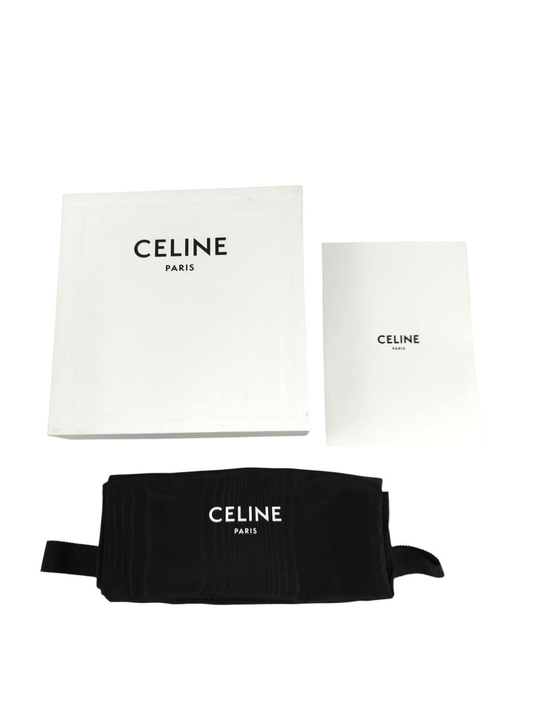 Celine セリーヌ トリオンフ ベルト ブラック×ゴールド 管理番号:11476