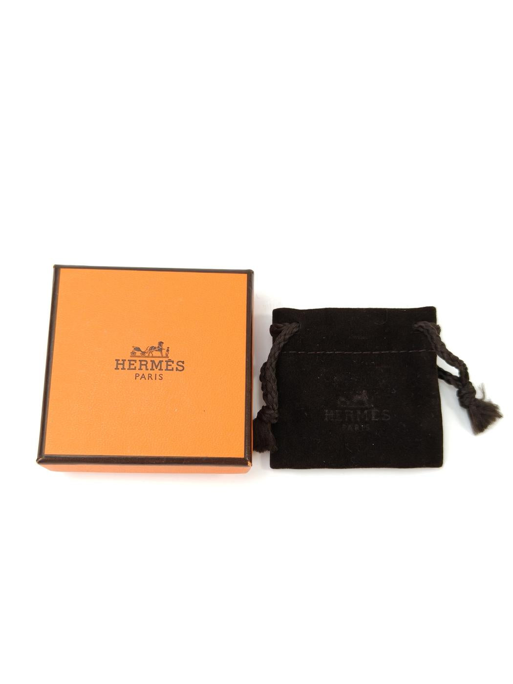 HERMES エルメス ポップH ピアス オレンジ×ゴールド 管理番号:11047