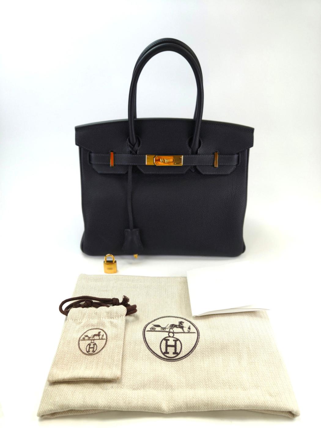 HERMES Birkin 30 Handbag B stamp Bleu Nuit Product Number: 11145