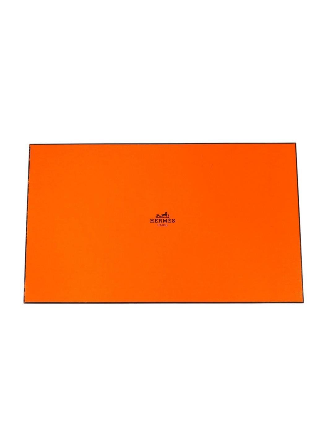 HERMES 爱马仕 酋长的黄金 百褶丝巾 黑色×金色 管理编号:11376