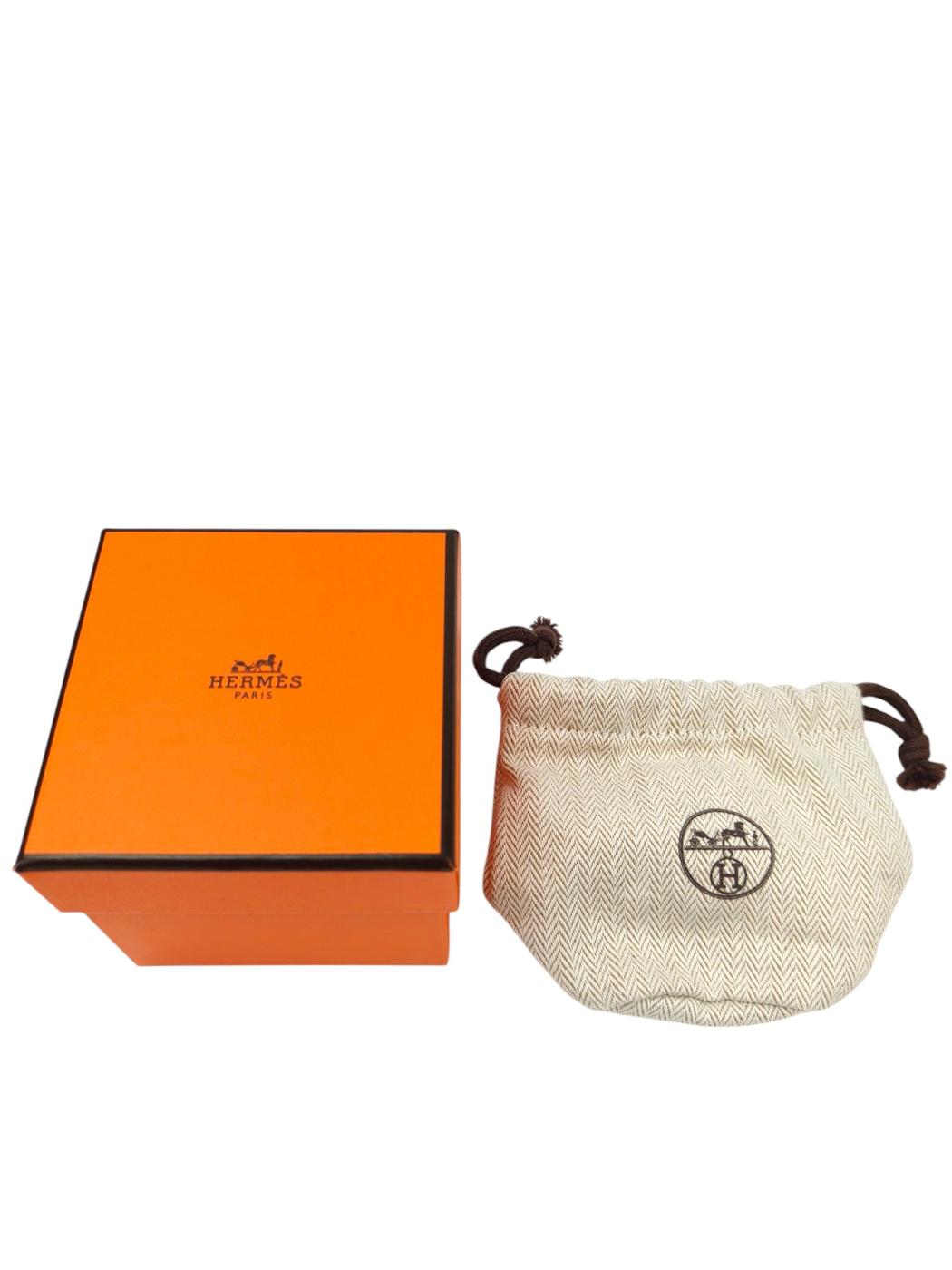HERMES Collier de Chien B-stamp Bangle Pink Reference Number: 11505