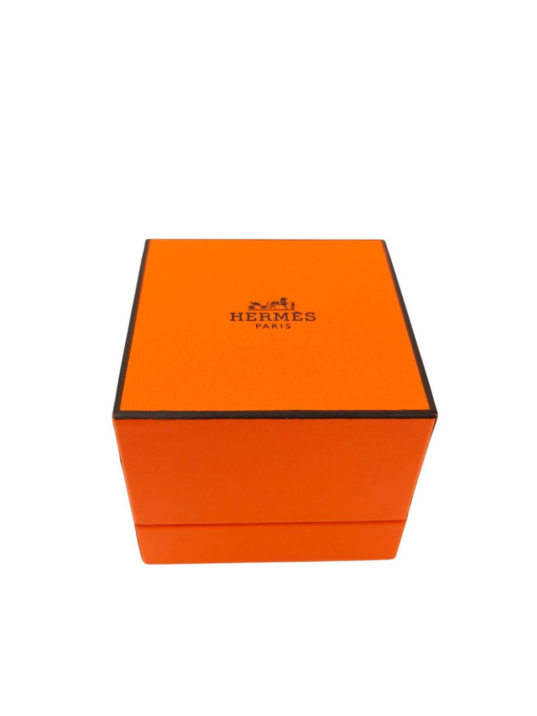 HERMES Chaine d'Ancre Enchainee GM Ring Size 16 Silver Product No: 11589