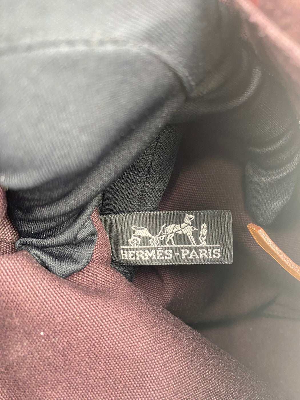 HERMES エルメス フールトゥトートPM トートバッグ キャンバス ボルドー 管理番号:9211