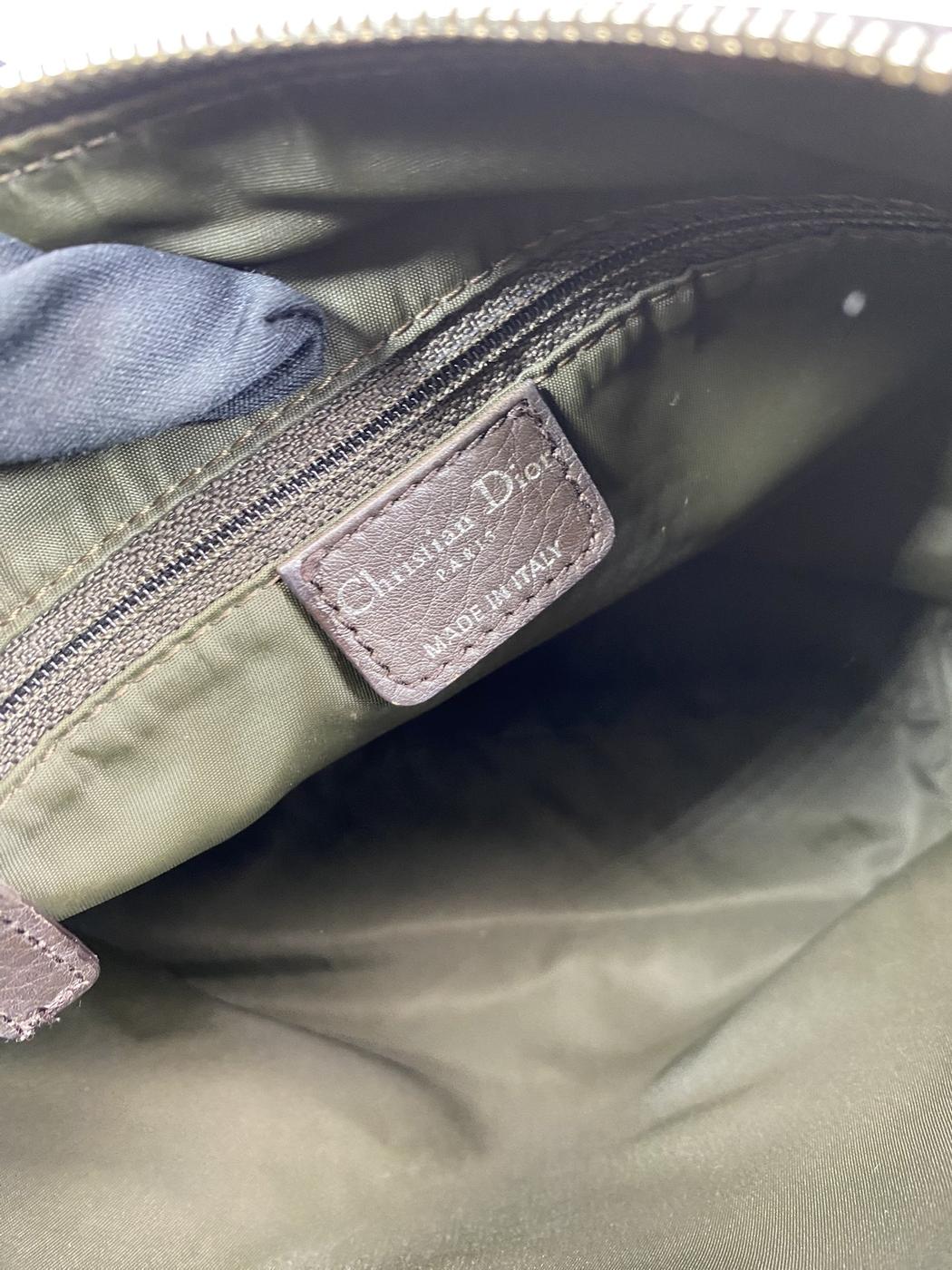 Christian Dior クリスチャン ディオール トロッター ロゴ ショルダーバッグ 斜め掛け ブラウン 管理番号:7200