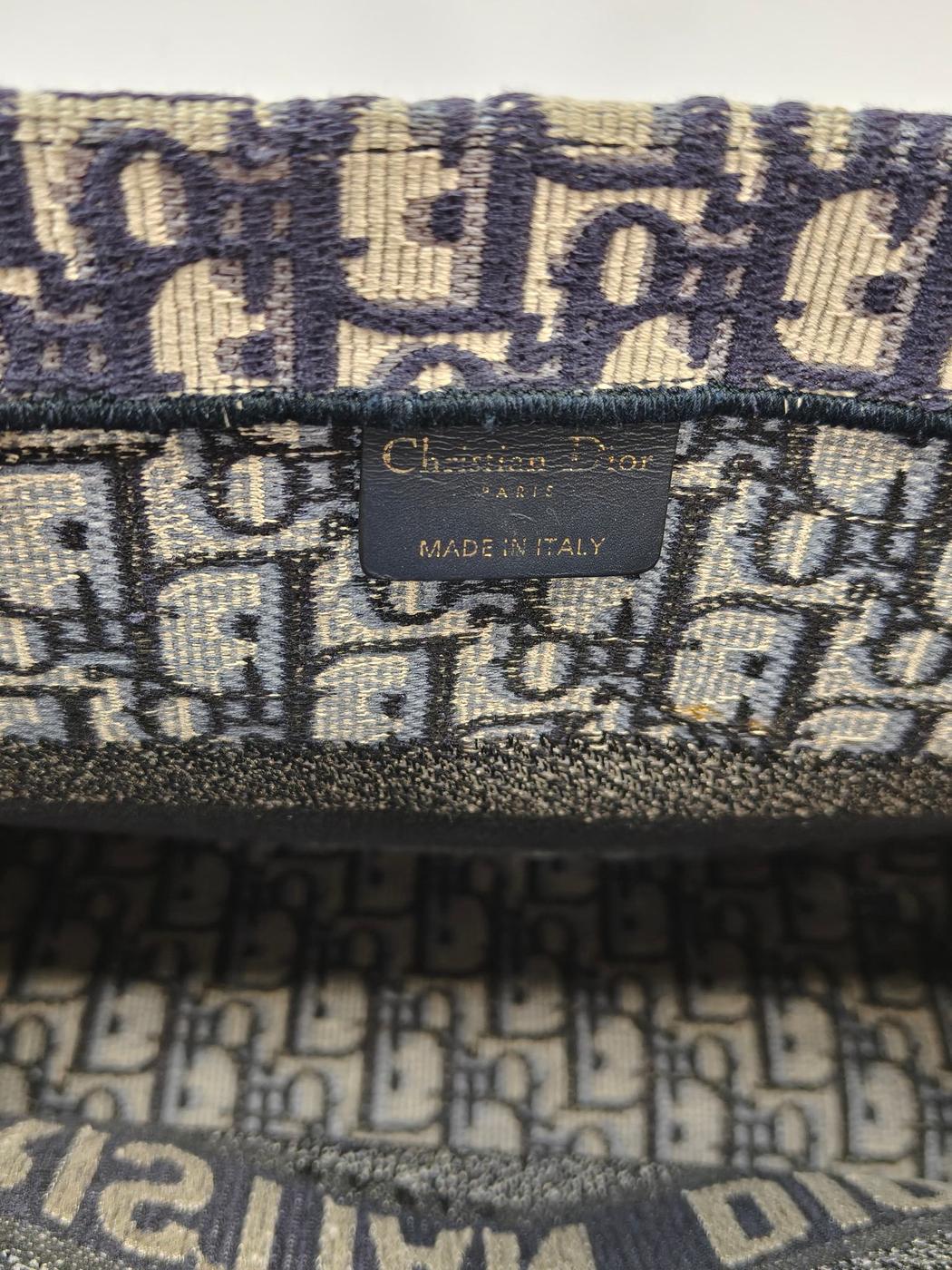 Dior ディオール トロッター ブックトート ミディアム M1296ZRIW_M828 トートバッグ ネイビー 管理番号:9988