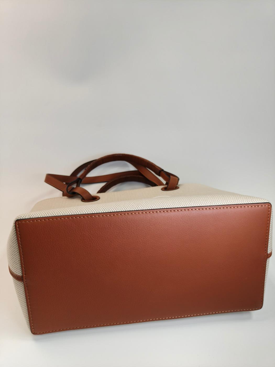 LOEWE ロエベ アナグラム 2Way 肩掛け トートバッグ エクリュ ホワイト 管理番号:10780