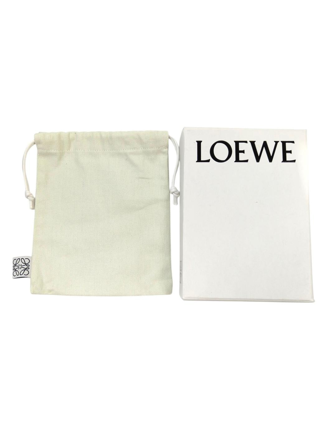LOEWE ロエベ アナグラム バーティカル ウォレット スモール 財布 ブラック 管理番号:11668