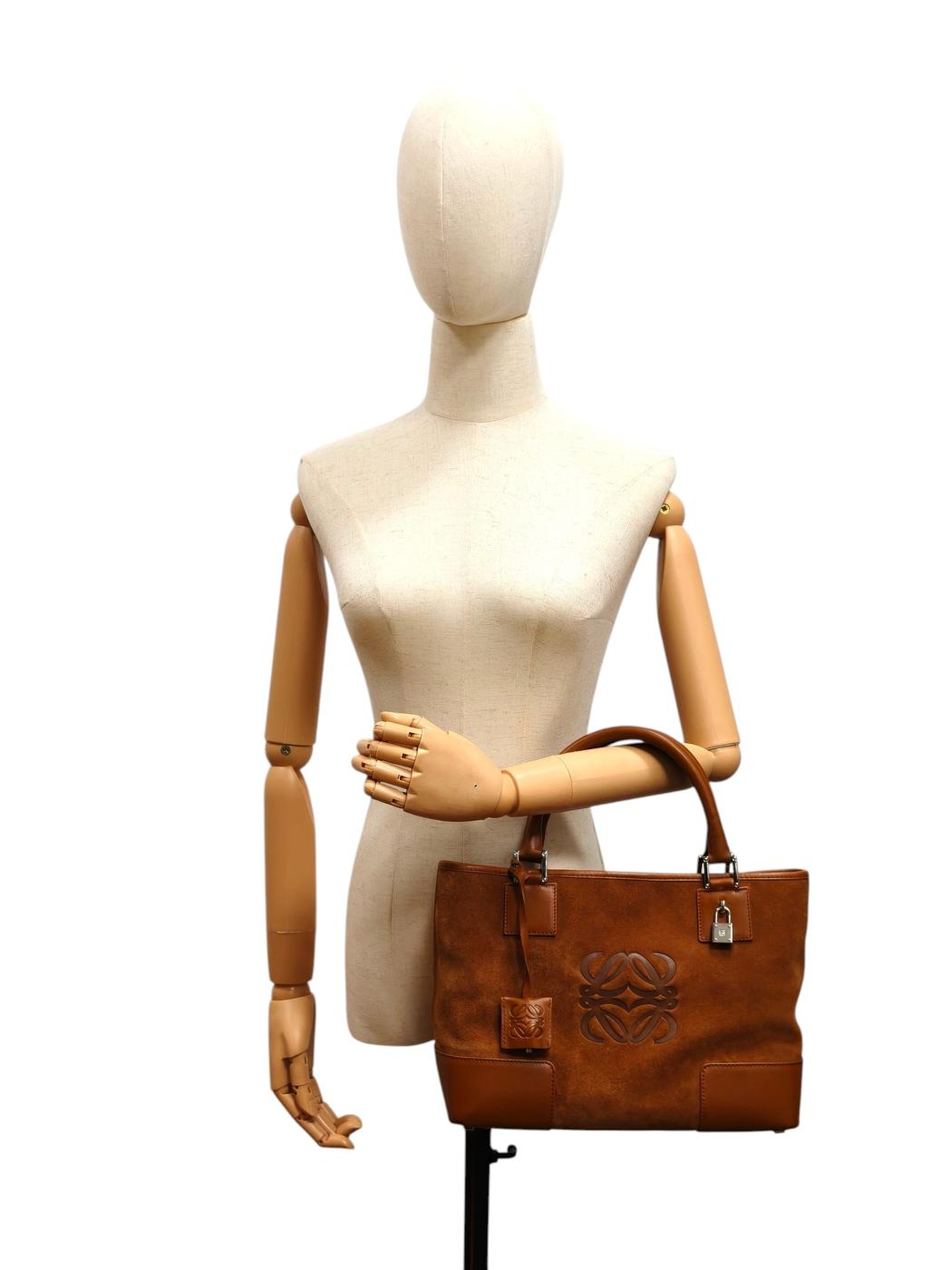 LOEWE ロエベ アマソナ フスタ トートバッグ ブラウン 管理番号:11729