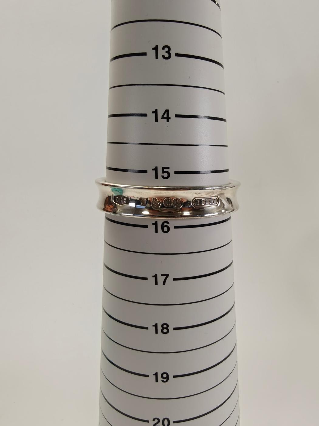 TIFFANY & Co. Tiffany 1837 Narrow Bangle Cuff Bracelet Silver Model number: 11177