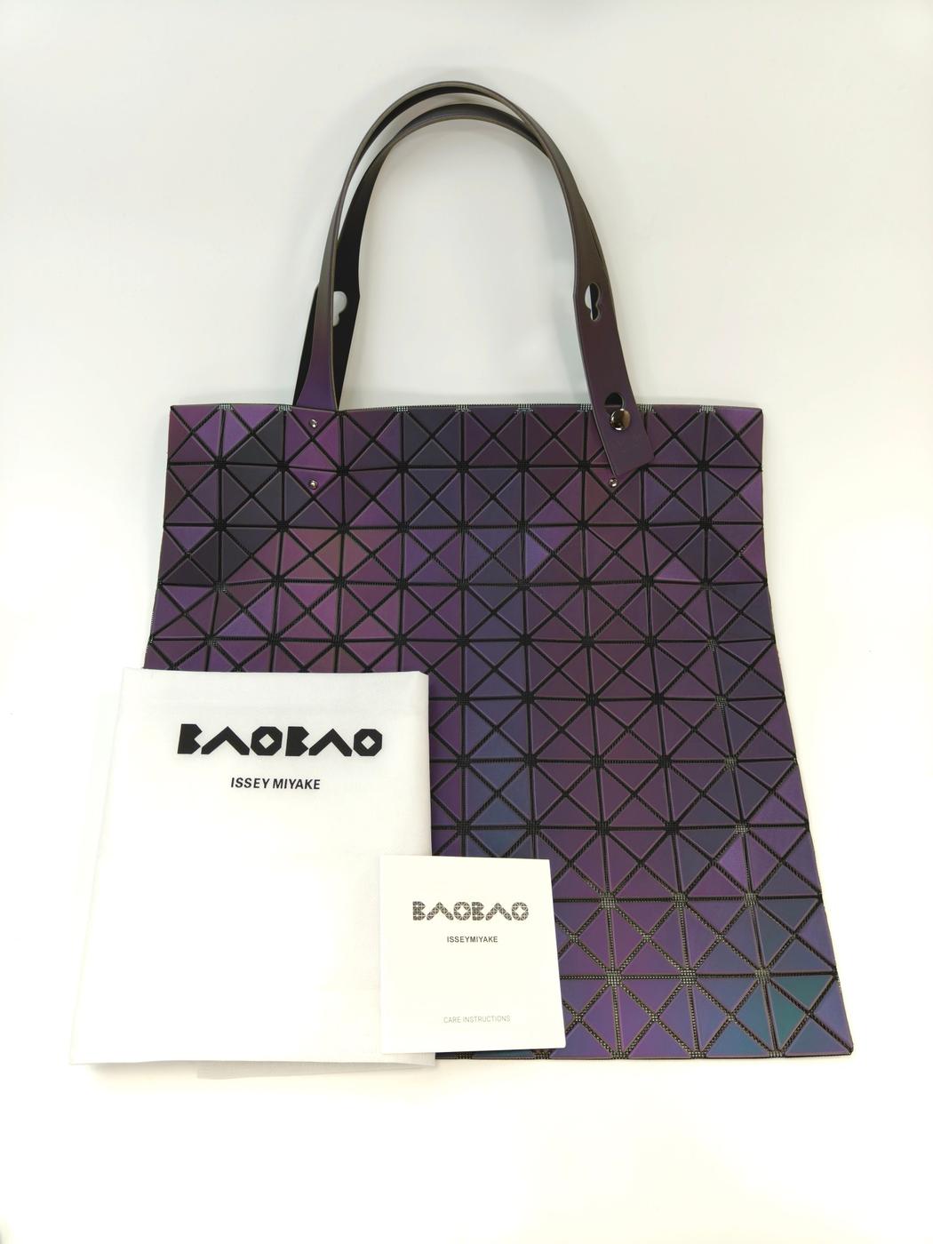 BAOBAO ISSEY MIYAKE バオバオ トートバッグ 紫 管理番号:11063