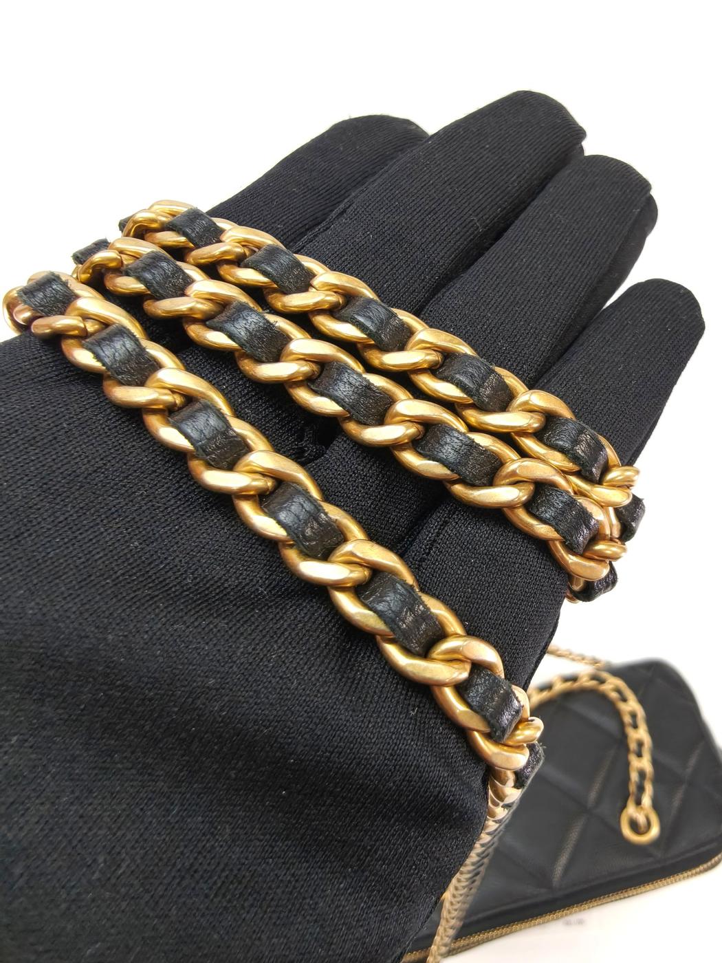 CHANEL シャネル マトラッセ 2Way チェーンショルダー ハンドバッグ ココマーク キャビアスキン AP3495 ブラック 管理番号：10119