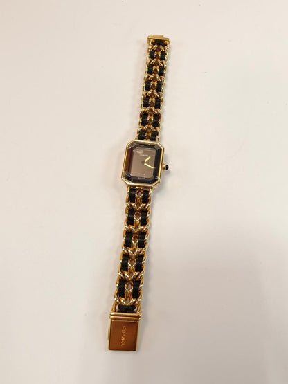 CHANEL シャネル プルミエール Mサイズ H0001 腕時計 クオーツ ゴールド 管理番号：10328