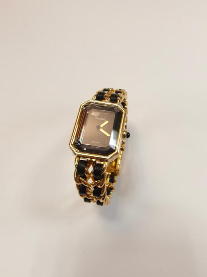CHANEL シャネル プルミエール Mサイズ H0001 腕時計 クオーツ ゴールド 管理番号：10328