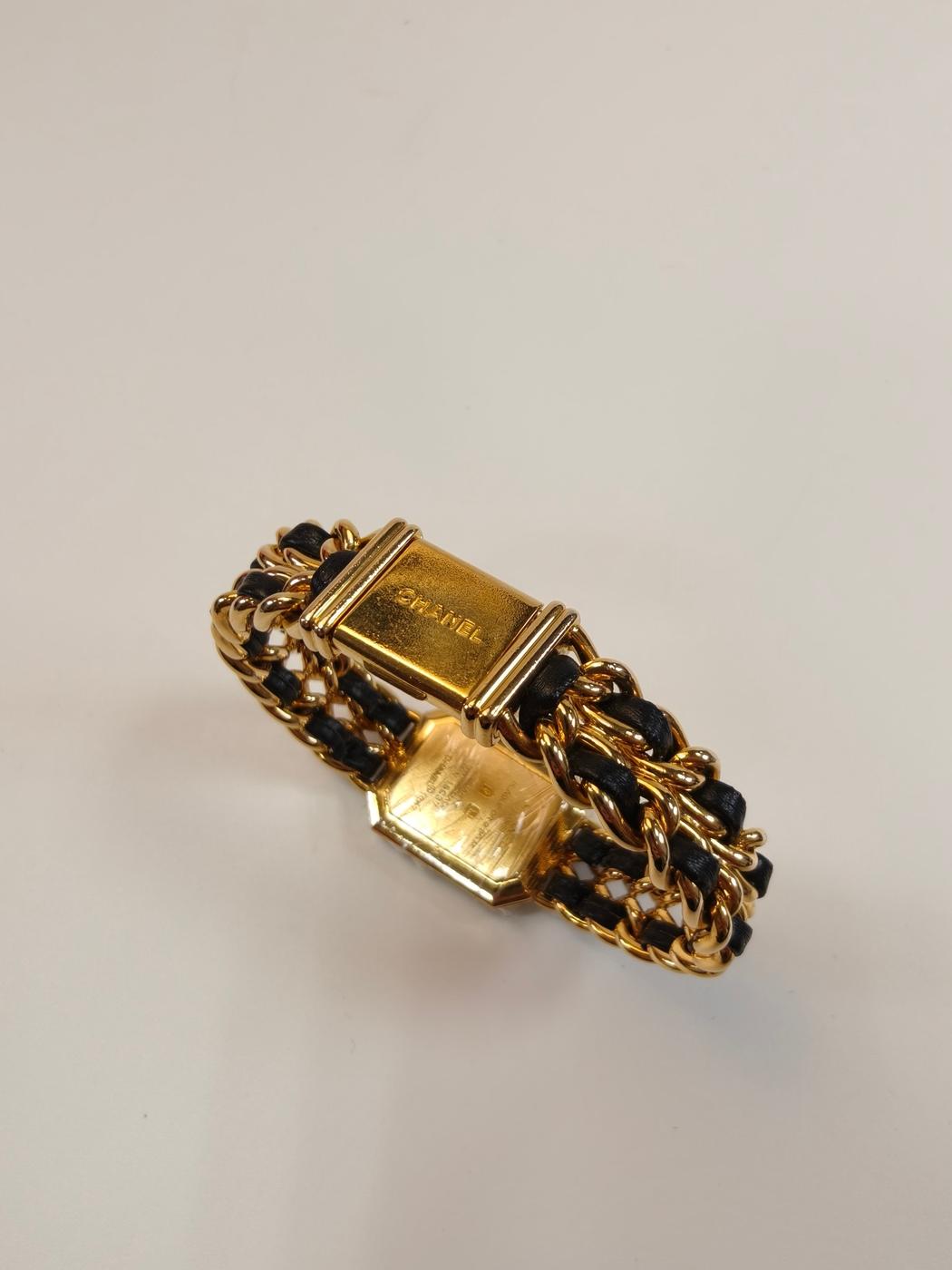 CHANEL シャネル プルミエール Mサイズ H0001 腕時計 クオーツ ゴールド 管理番号：10328