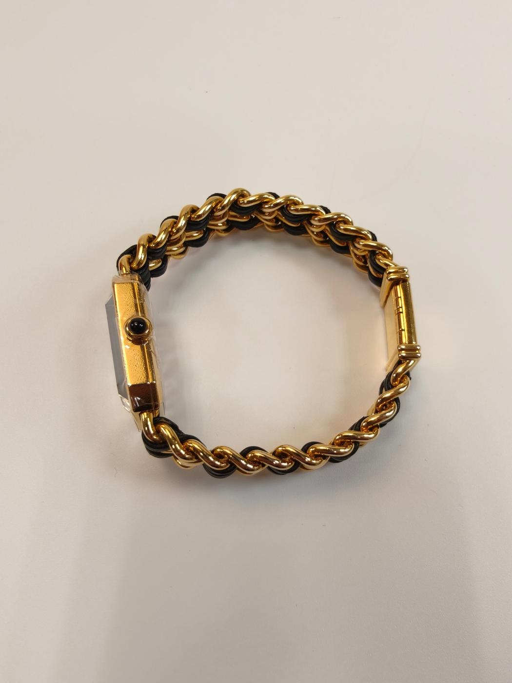 CHANEL シャネル プルミエール Mサイズ H0001 腕時計 クオーツ ゴールド 管理番号：10328