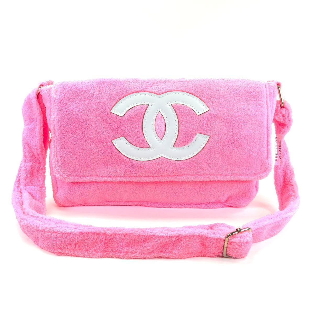 CHANEL シャネル ノベルティ ショルダーバッグ パイル ピンク  管理番号：10523