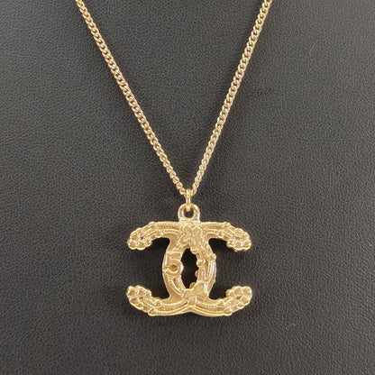 CHANEL シャネル ココマーク No5 リボン ネックレス ゴールド 管理番号：10650