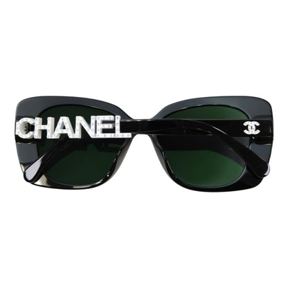 CHANEL シャネル スクエア シェイプ サングラス ブラック 管理番号：10978