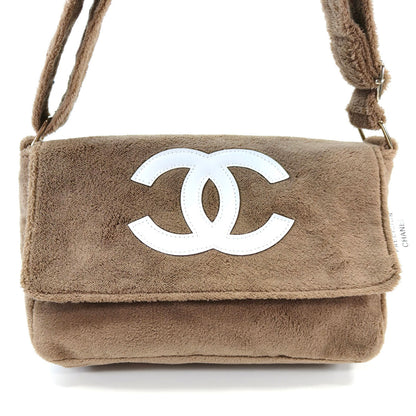 CHANEL 香奈儿 赠品 毛巾布 单肩包 米色 管理编号：11059