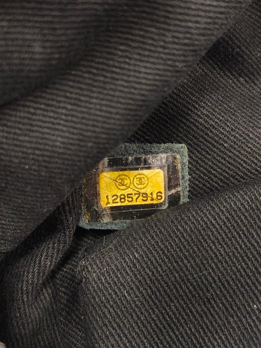 CHANEL シャネル ハーフムーン チェーンショルダーバッグ ブラック 管理番号：11071