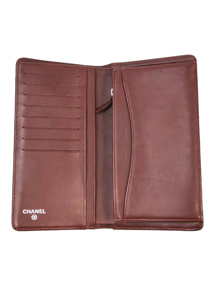 CHANEL Matelasse Bifold Long Wallet Black Product Number: 11491