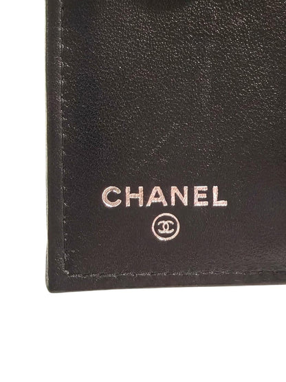 CHANEL Coco Mark Matelasse Tri-fold Wallet Black Model Number: 11509