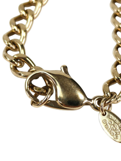 CHANEL Coco Mark Necklace Clear x Gold Item Number: 11556