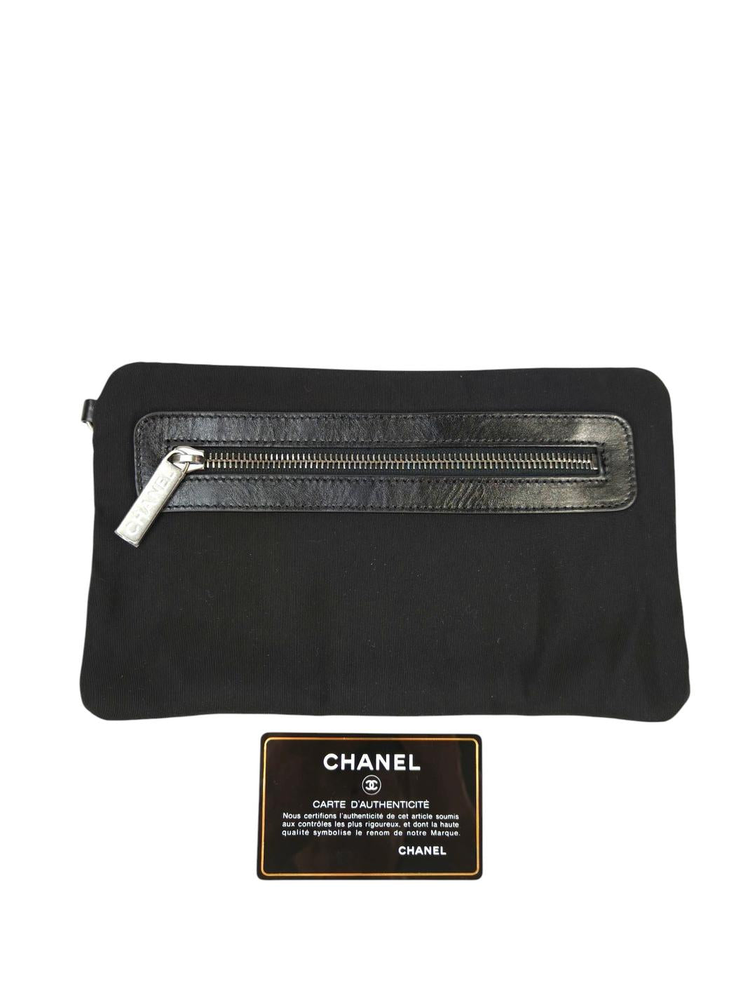 CHANEL Bubble Quilt Double Chain Shoulder Bag, Series 23, Black, Control Number: 11565