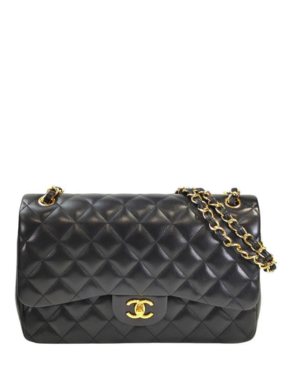 CHANEL 香奈儿 CF 双层翻盖 30 20开 ショルダーバッグ 黑色 管理编号：11594