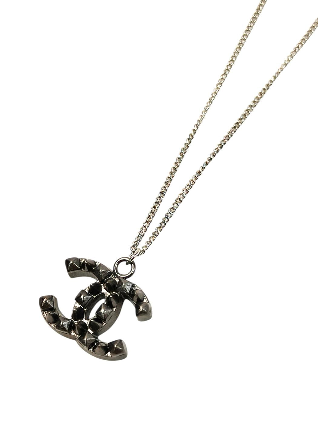 CHANEL シャネル ココマーク 2003年製 コメ有 ネックレス ブラック 管理番号：11676