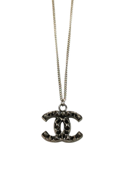 CHANEL シャネル ココマーク 2003年製 コメ有 ネックレス ブラック 管理番号：11676