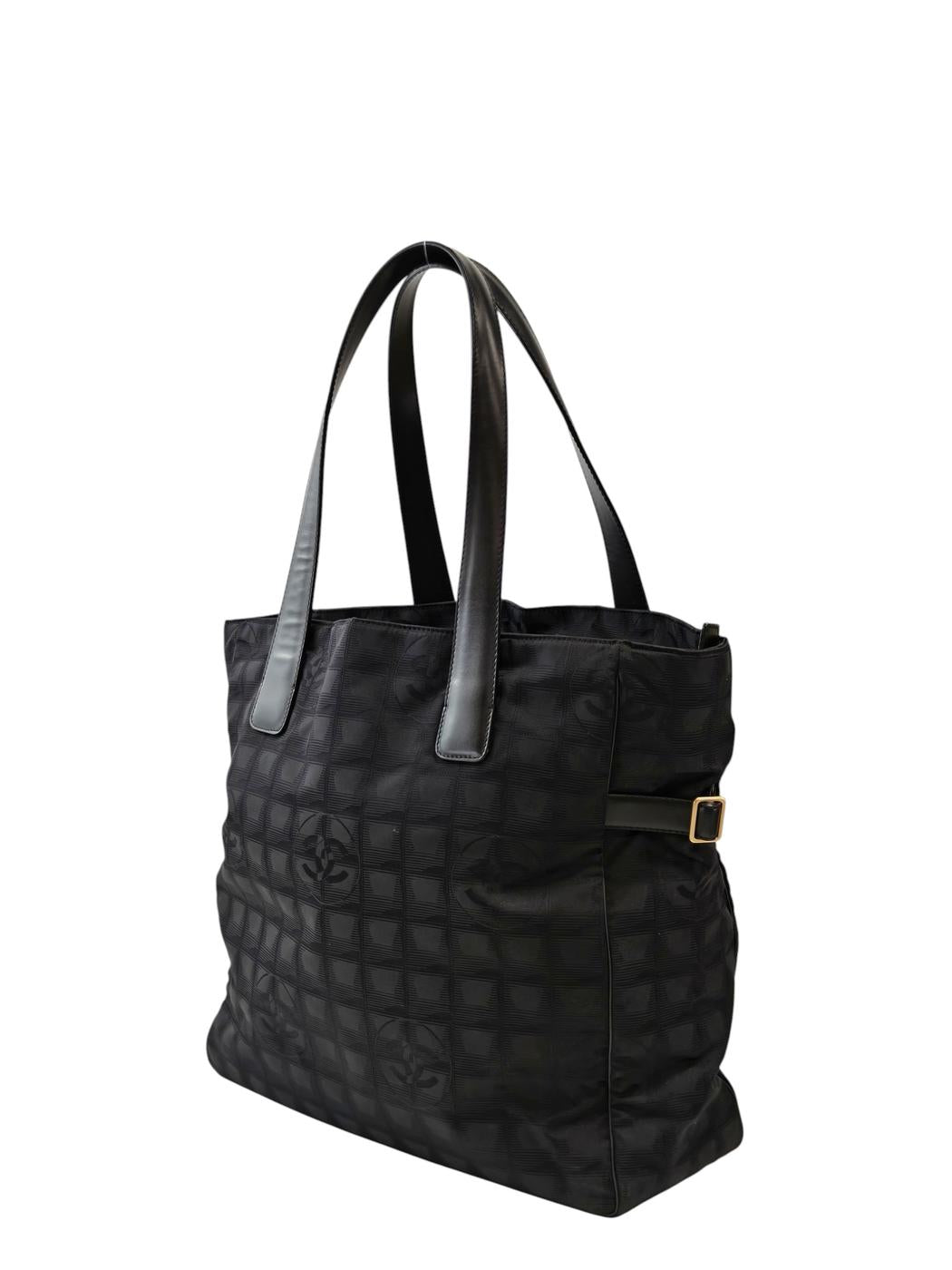CHANEL New Travel Line Tote GM Tote Bag Black Control No.: 11769