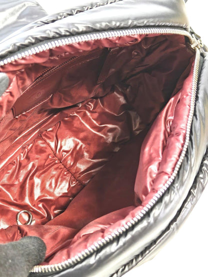 CHANEL Coco Cocoon Matelassé Small Messenger Shoulder Bag, Series 18, Black, 2014, Ref No: 11836