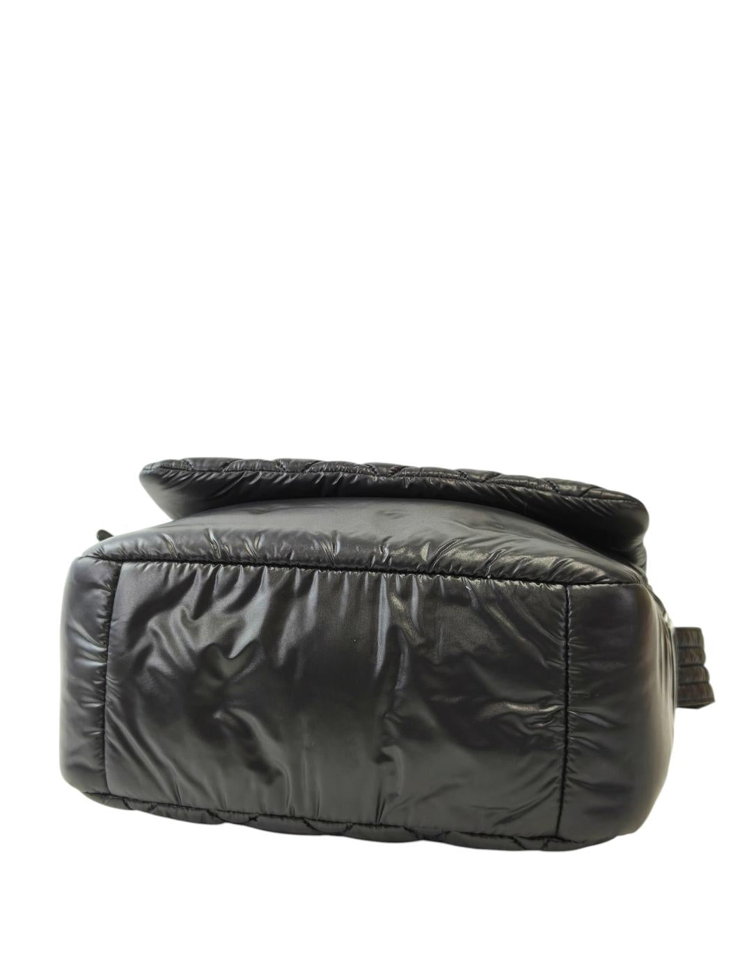 CHANEL Coco Cocoon Matelassé Small Messenger Shoulder Bag, Series 18, Black, 2014, Ref No: 11836