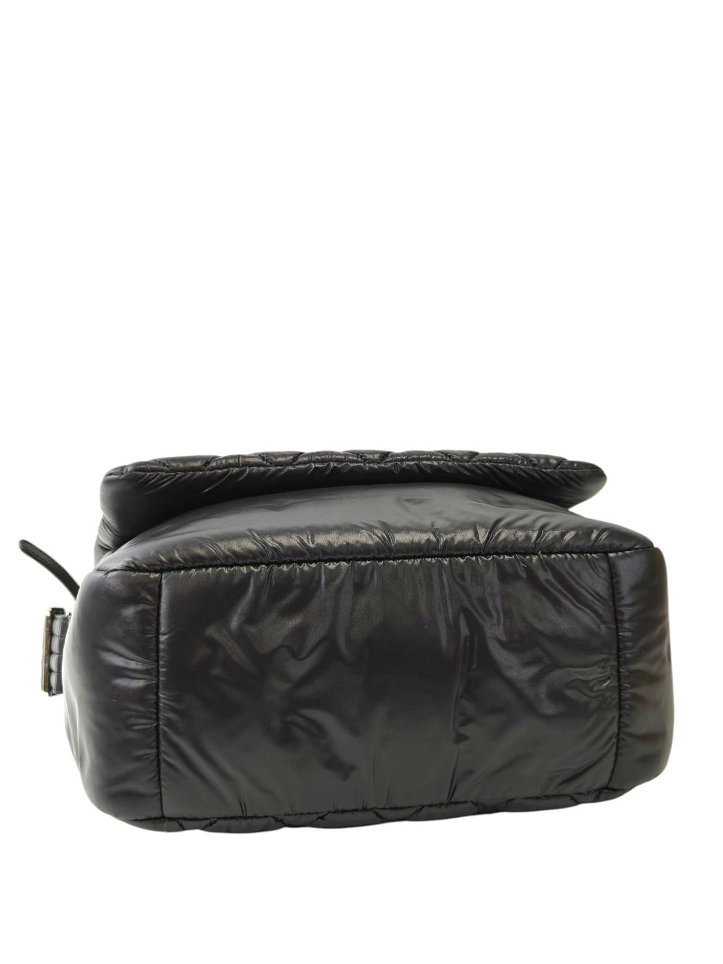 CHANEL Coco Cocoon Matelassé Small Messenger Shoulder Bag, Series 18, Black, 2014, Ref No: 11836