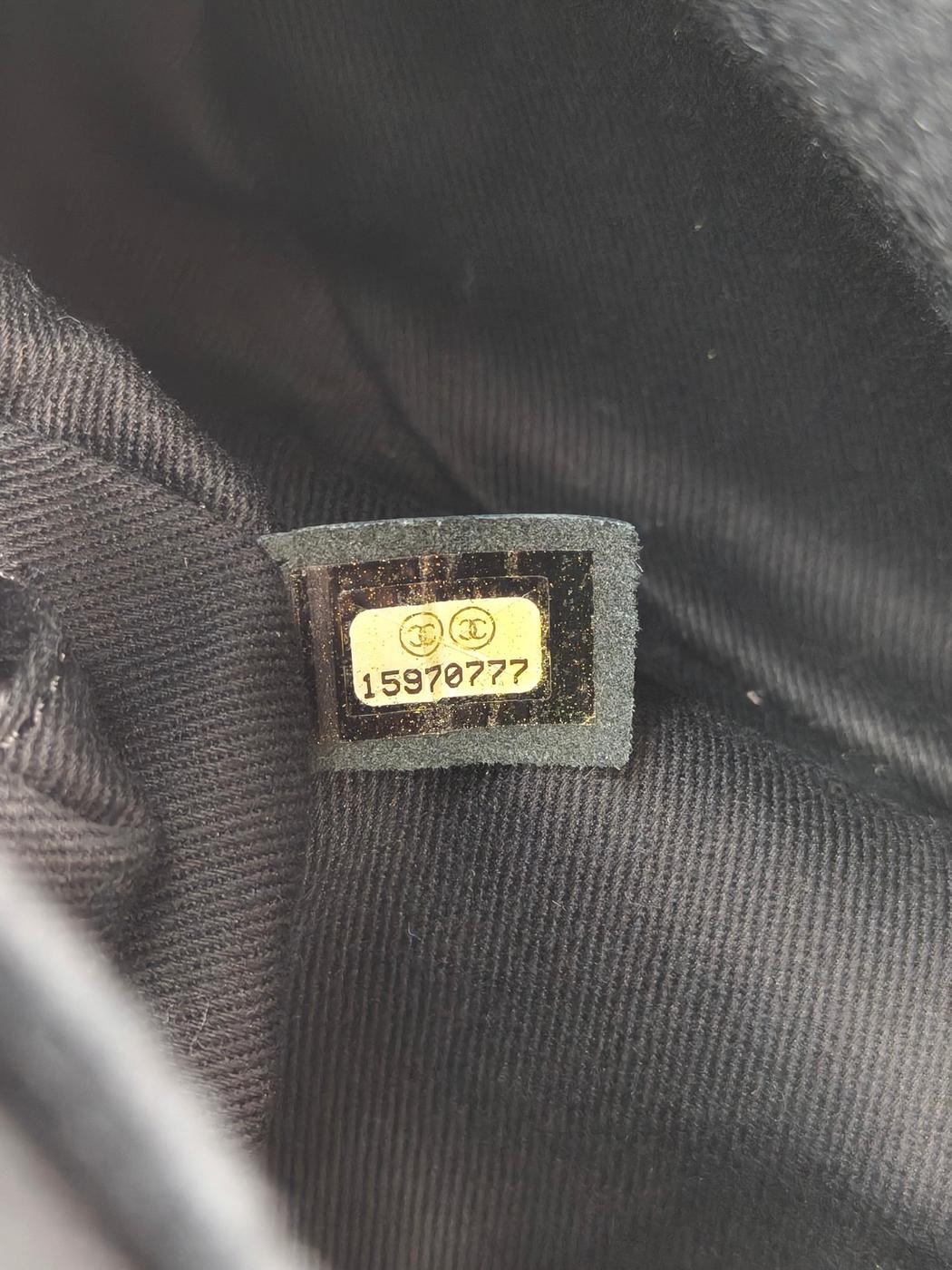 CHANEL 半月形CC标志 15号鱼子酱皮SV金属件 链条单肩包 2012 管理编号：11862