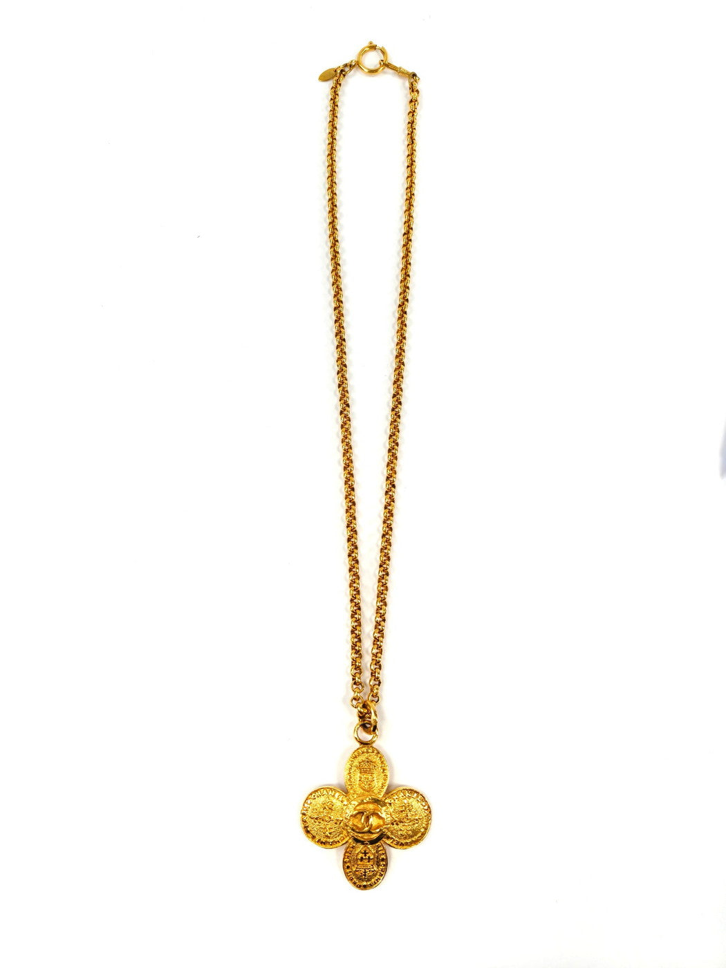 CHANEL シャネル ヴィンテージ ココマーク ロゴネックレス　 管理番号：1326