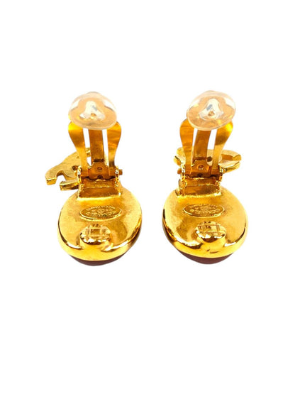 CHANEL Coco Mark Color Stone Earrings Control Number: 1602