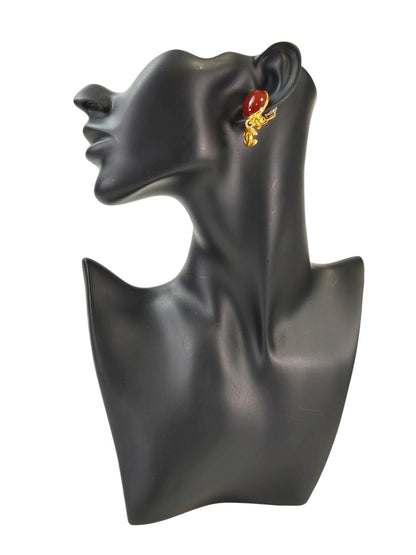 CHANEL Coco Mark Color Stone Earrings Control Number: 1602