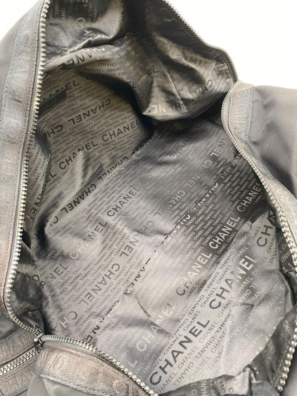 CHANEL シャネル ボストンバッグ スポーツライン ナイロン ココマーク ブラック  管理番号：8562