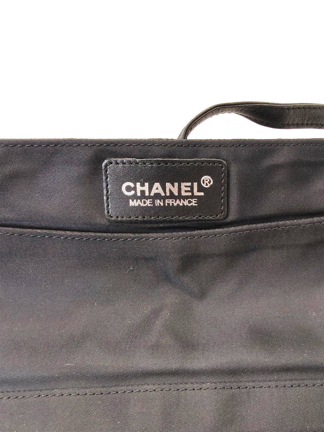 シャネル CHANEL コスメポーチ アクセサリーケース ジュエリーケース ニュートラベルライン ナイロン 黒 管理番号：9705