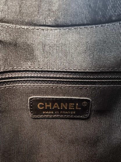 CHANEL シャネル ワンショルダーバッグ キャビアスキン 黒 チェーンショルダー 管理番号：9823