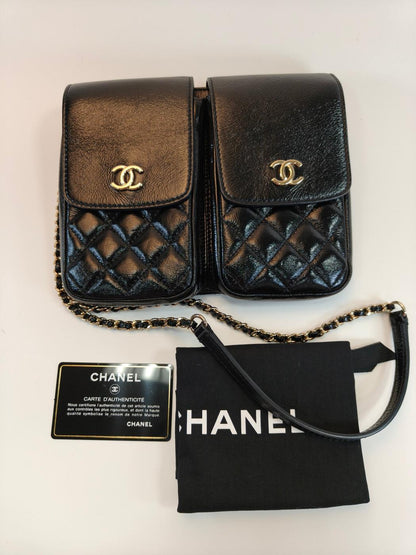 CHANEL シャネル マトラッセ ショルダーバッグ キャビアスキン ブラック 管理番号：9856