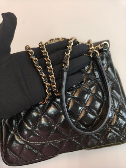 CHANEL シャネル マトラッセ ショルダーバッグ キャビアスキン ブラック 管理番号：9856