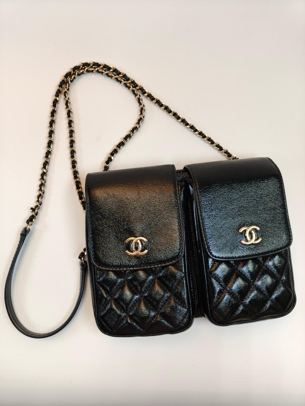 CHANEL シャネル マトラッセ ショルダーバッグ キャビアスキン ブラック 管理番号：9856