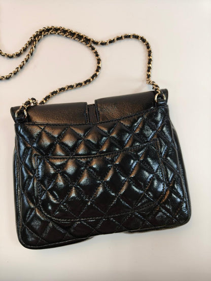 CHANEL シャネル マトラッセ ショルダーバッグ キャビアスキン ブラック 管理番号：9856
